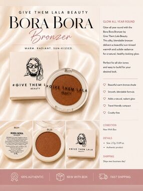Give Them Lala Beauty Bora Bora Bronzer